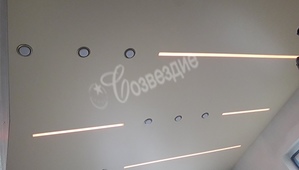 световые линии - натяжной потолок с подсветкой
